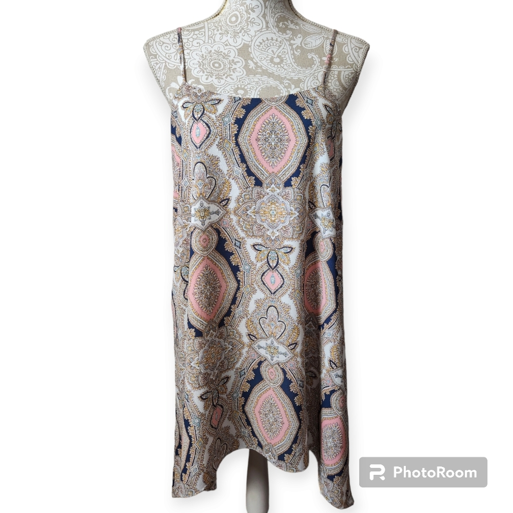 BCBGeneration Paisley Mini Slip Dress size XS